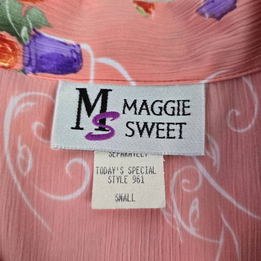Vintage Maggie Sweet 2 piece Dress and Cover Top - Picture 6 of 15